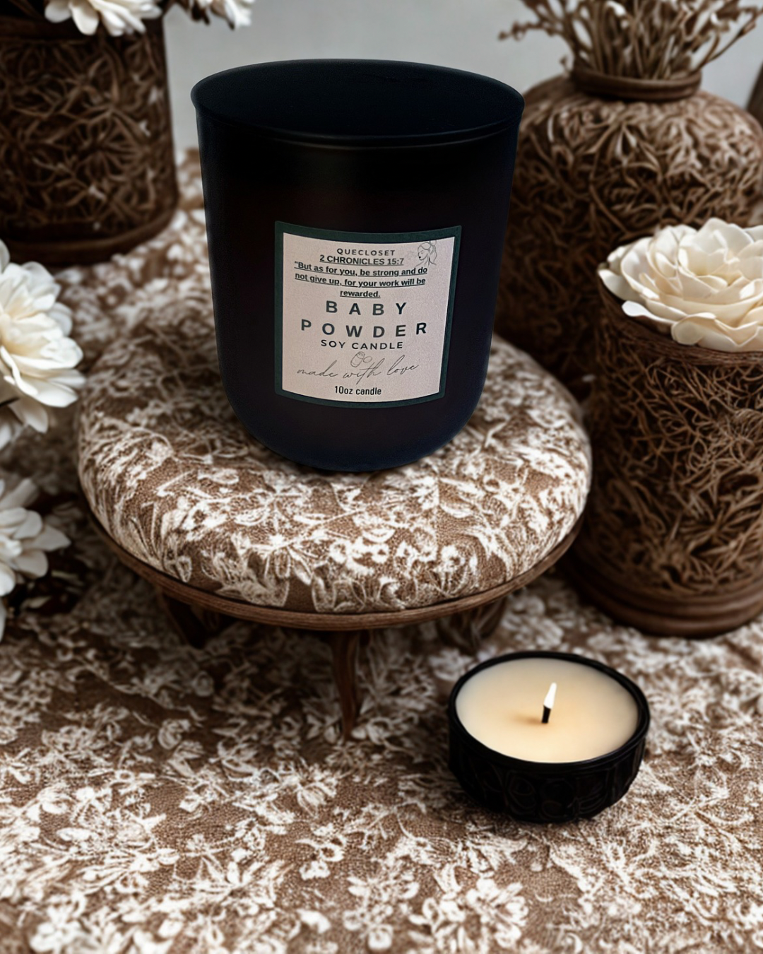 Baby Powder 10oz Soy Candle