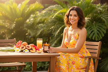 Peach Nectar 10oz Soy Candle lifestyle photoshoot