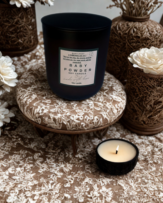 Baby Powder 10oz Soy Candle