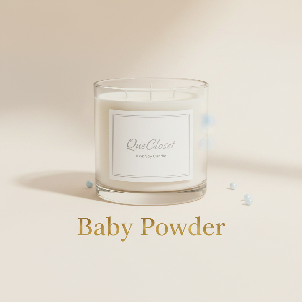 Baby Powder 10oz Soy Candle