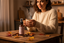Cinnamon & Vanilla Room Spray lifestyle photoshoot